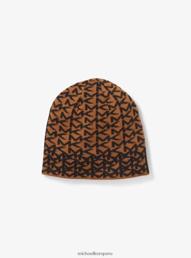 accesorios educacion fisica Michael Kors hombres conjunto de accesorios para clima frío en jacquard con logo caramelo 8FX48V3374