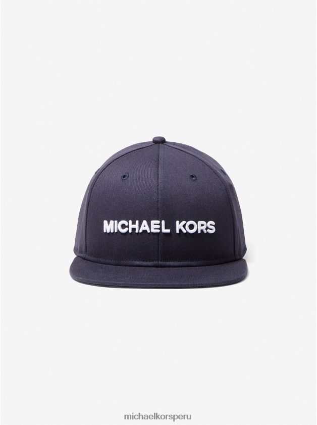 accesorios educacion fisica Michael Kors hombres gorra de béisbol bordada medianoche 8FX48V3372