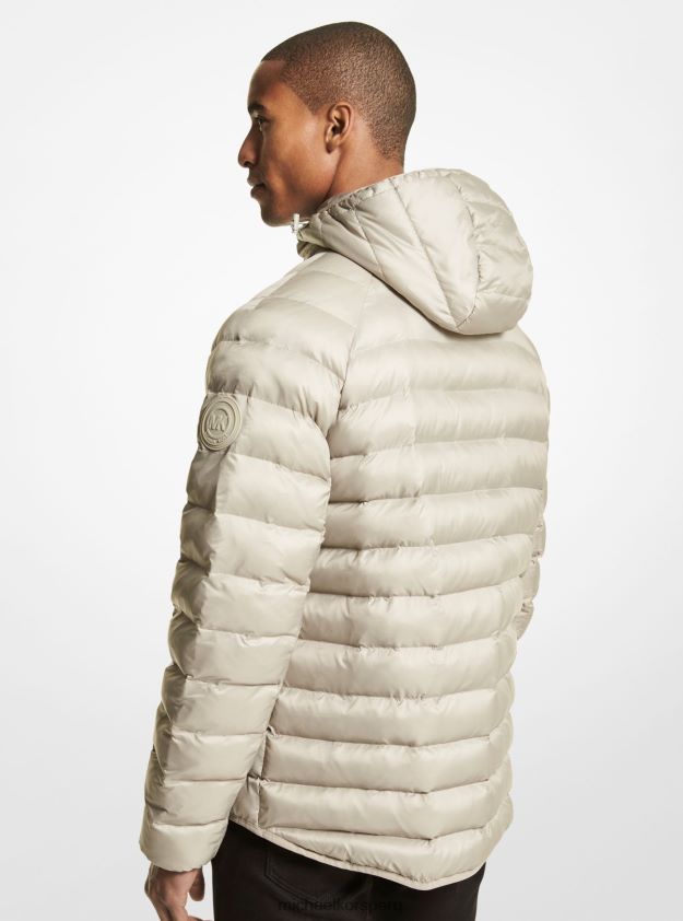 ropa educacion fisica Michael Kors hombres chaqueta acolchada de nailon Rialto diamante 8FX48V2809