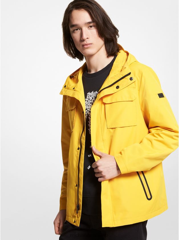 ropa educacion fisica Michael Kors hombres chaqueta tejida seattle amarillo 8FX48V2828