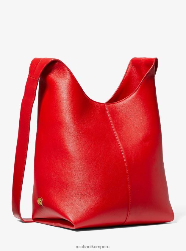 accesorios educacion fisica Michael Kors mujer bolso hobo mediano de piel colección dede amapola 8FX48V3766