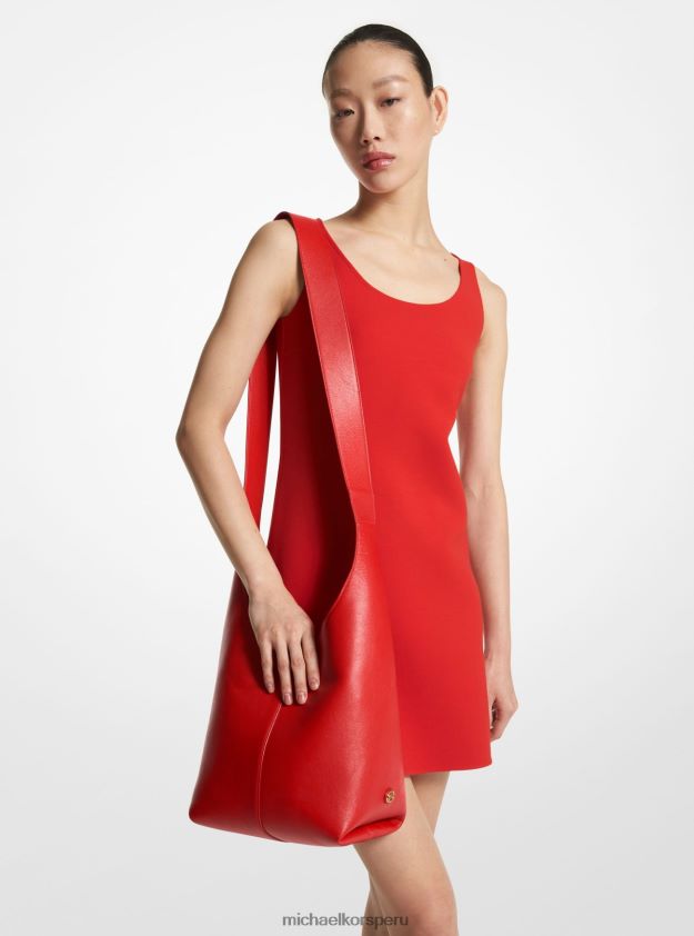 accesorios educacion fisica Michael Kors mujer bolso hobo mediano de piel colección dede amapola 8FX48V3766