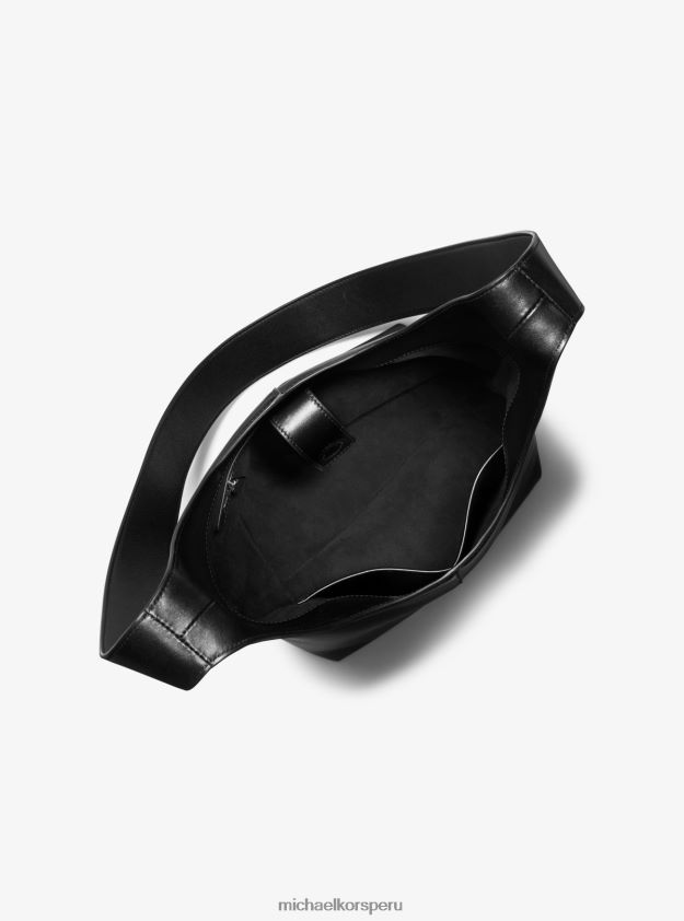 accesorios educacion fisica Michael Kors mujer bolso hobo mediano de piel colección dede negro 8FX48V3768