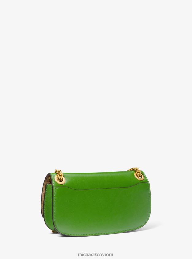 accesorios educacion fisica Michael Kors mujer bolso sobre de piel mini christie de la colección verde palma 8FX48V3785