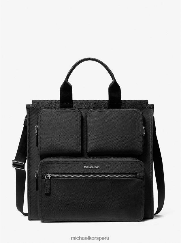 accesorios educacion fisica Michael Kors mujer bolso tote kent de nailon reciclado negro 8FX48V3940