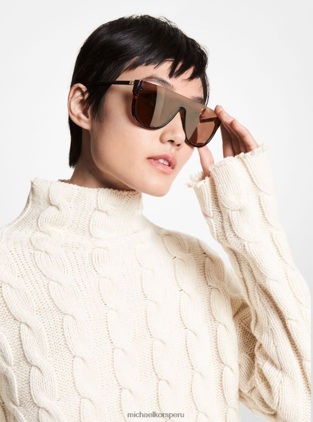 accesorios educacion fisica Michael Kors mujer gafas de sol de álamo temblón tortuga 8FX48V2581