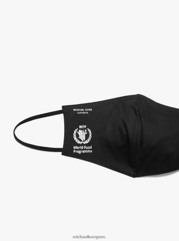 accesorios educacion fisica Michael Kors mujer ver el hambre detener el amor mascarilla facial de algodón orgánico negro 8FX48V2757