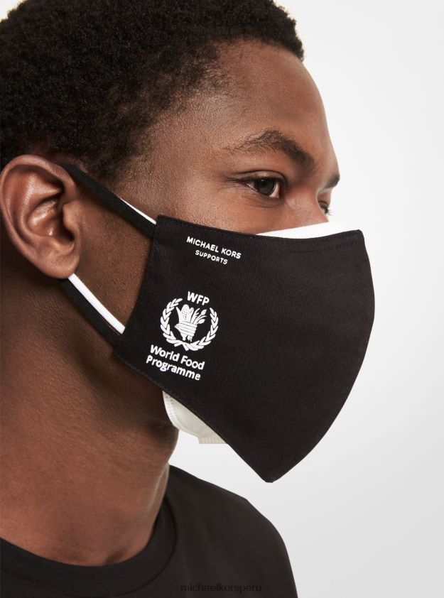 accesorios educacion fisica Michael Kors mujer ver el hambre detener el amor mascarilla facial de algodón orgánico negro 8FX48V2757