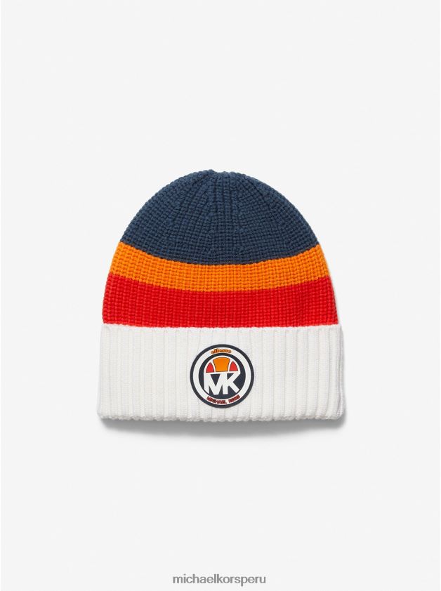 accesorios educacion fisica Michael Kors mujer Gorro de lana merino de canalé mk x ellesse vestido azul 8FX48V2741