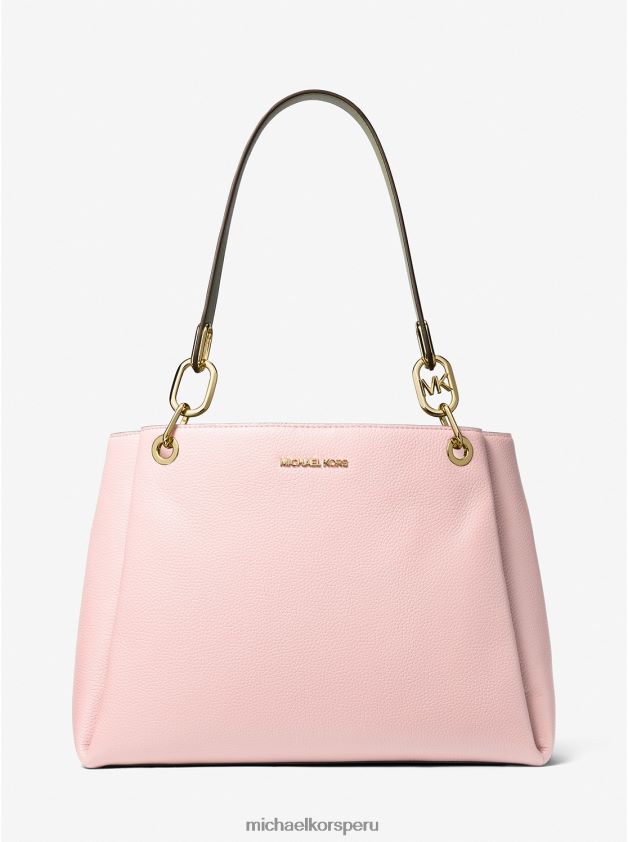 accesorios educacion fisica Michael Kors mujer bolso al hombro trisha grande de piel granulada rubor en polvo 8FX48V1321