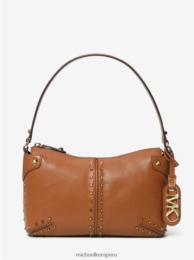 accesorios educacion fisica Michael Kors mujer bolso de hombro astor grande de piel con tachuelas equipaje 8FX48V1291