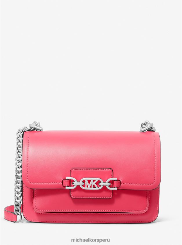 accesorios educacion fisica Michael Kors mujer bolso de hombro grande de piel jaspeado geranio 8FX48V1309