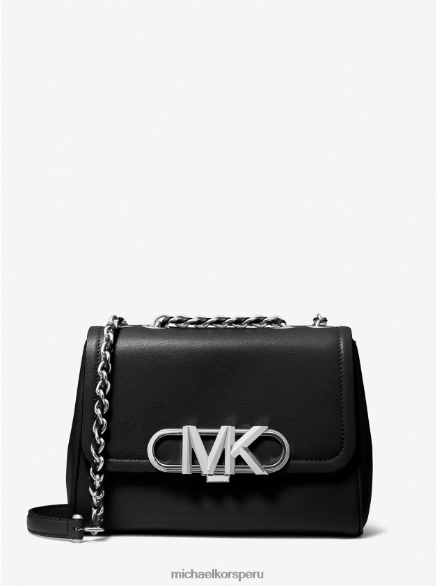 accesorios educacion fisica Michael Kors mujer bolso de hombro parker mediano de piel negro 8FX48V1299