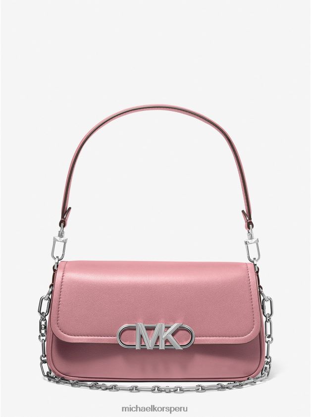 accesorios educacion fisica Michael Kors mujer bolso de hombro parker mediano de piel rosa real 8FX48V1326
