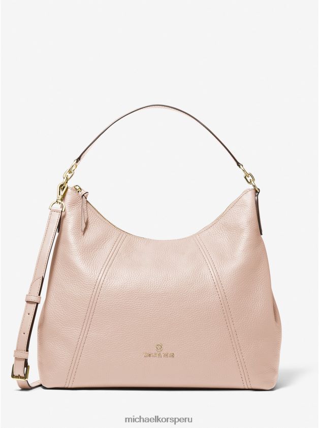 accesorios educacion fisica Michael Kors mujer bolso de hombro sienna grande de piel granulada Rosa suave 8FX48V1381