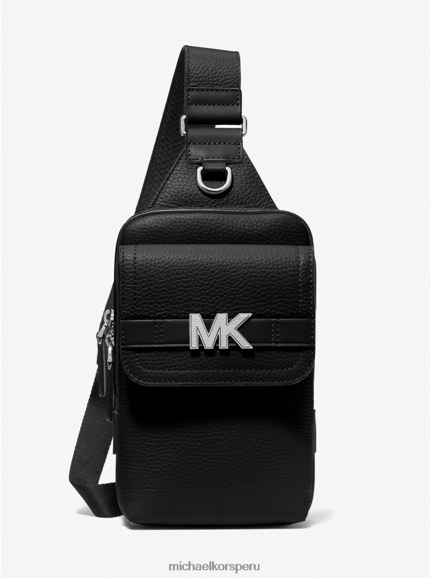 accesorios educacion fisica Michael Kors mujer Mochila Hudson de piel granulada negro 8FX48V800