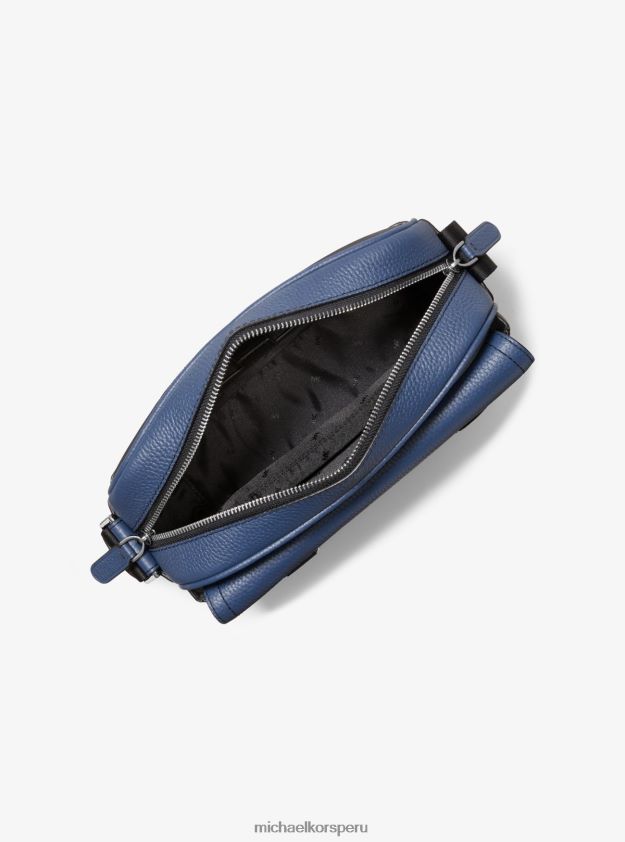 accesorios educacion fisica Michael Kors mujer bandolera Hudson grande de piel almirante mlti 8FX48V1004