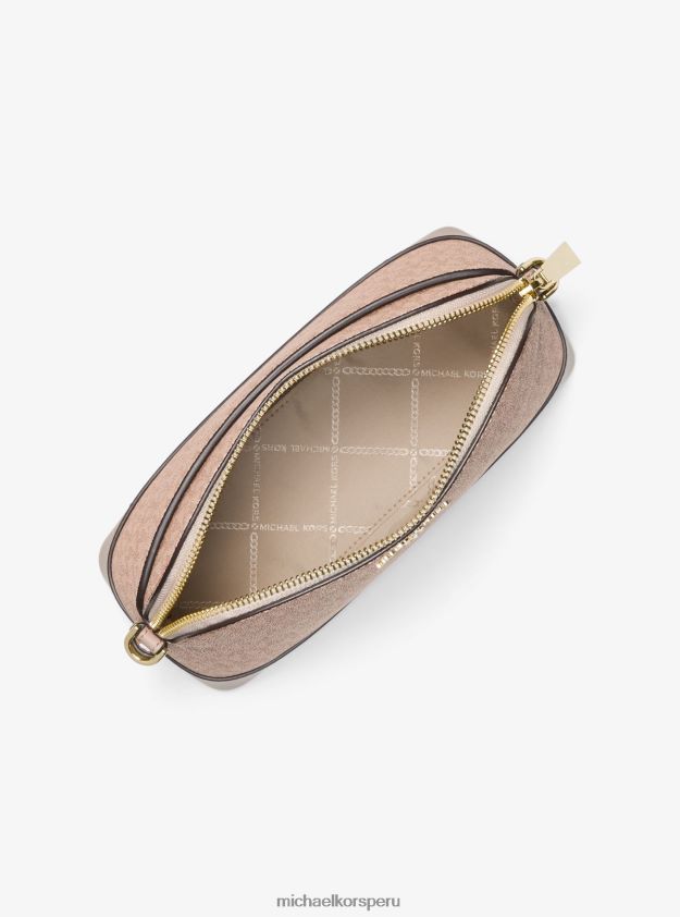 accesorios educacion fisica Michael Kors mujer bandolera grande con logo ballet 8FX48V932