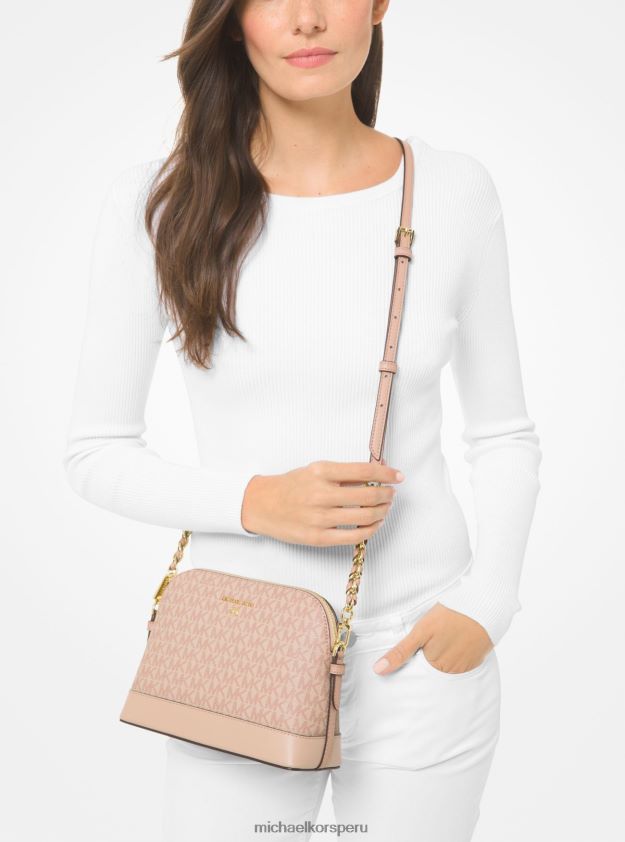 accesorios educacion fisica Michael Kors mujer bandolera grande con logo ballet 8FX48V932