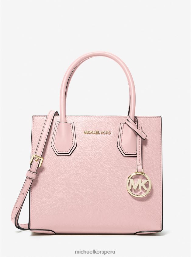accesorios educacion fisica Michael Kors mujer bandolera mercer mediana de piel granulada rubor en polvo 8FX48V1012