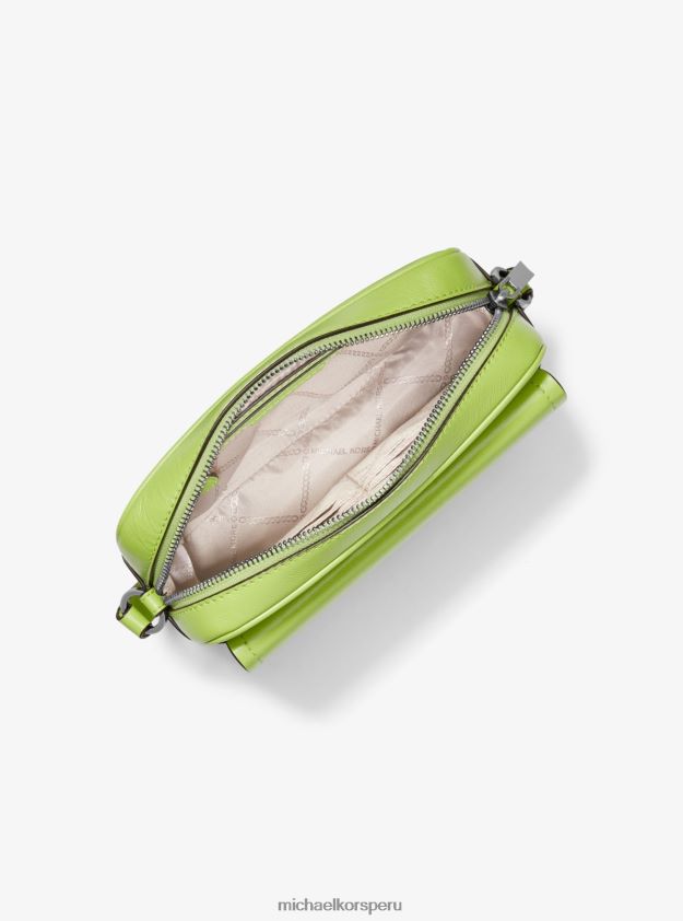 accesorios educacion fisica Michael Kors mujer bandolera parker mediana de piel limonada brt 8FX48V667