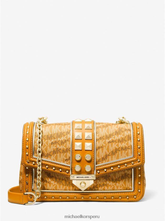 accesorios educacion fisica Michael Kors mujer bolso de hombro soho grande con estampado animal y logo maravilla 8FX48V888