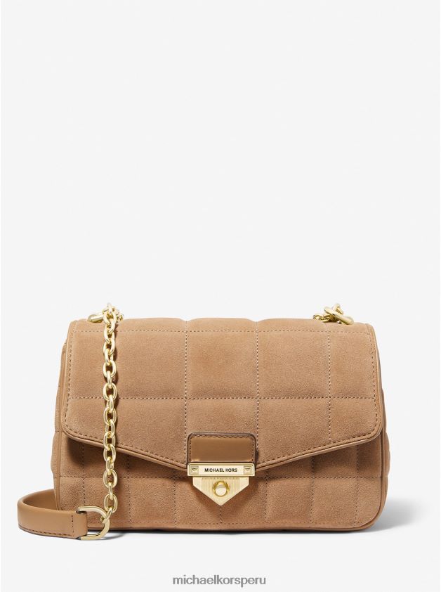 accesorios educacion fisica Michael Kors mujer bolso de hombro soho grande de ante acolchado cáscara 8FX48V889