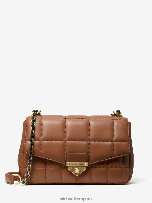 accesorios educacion fisica Michael Kors mujer bolso de hombro soho grande de piel acolchada equipaje 8FX48V767