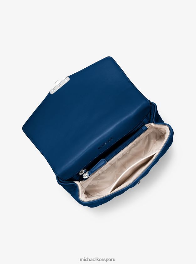 accesorios educacion fisica Michael Kors mujer bolso de hombro soho grande de piel sintética acolchado con tachuelas rio azul 8FX48V890