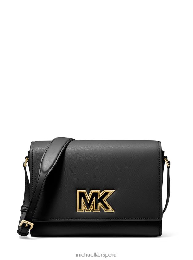 accesorios educacion fisica Michael Kors mujer bolso messenger mimi mediano de piel negro 8FX48V948
