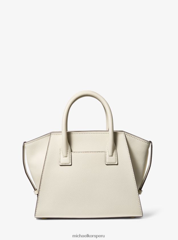 accesorios educacion fisica Michael Kors mujer bolso satchel avril pequeño de piel con cremallera superior crema ligera 8FX48V900