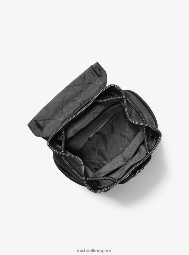 accesorios educacion fisica Michael Kors mujer mochila kent de nailon con logo jacquard negro 8FX48V793