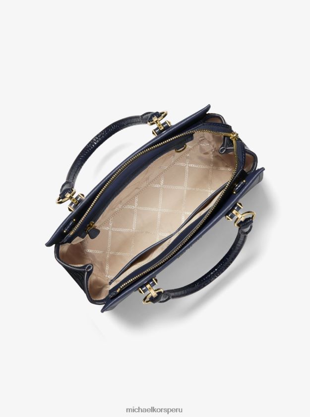 accesorios educacion fisica Michael Kors mujer bolso satchel marilyn mediano de piel saffiano Armada 8FX48V1400