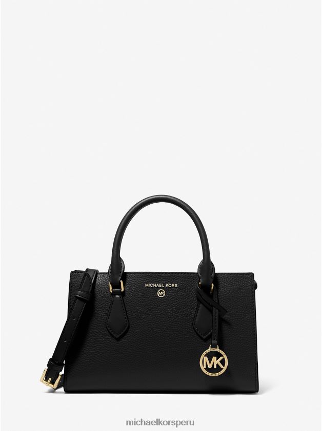accesorios educacion fisica Michael Kors mujer bolso valerie pequeño de piel granulada negro 8FX48V1492