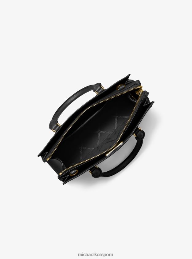 accesorios educacion fisica Michael Kors mujer bolso valerie pequeño de piel granulada negro 8FX48V1492