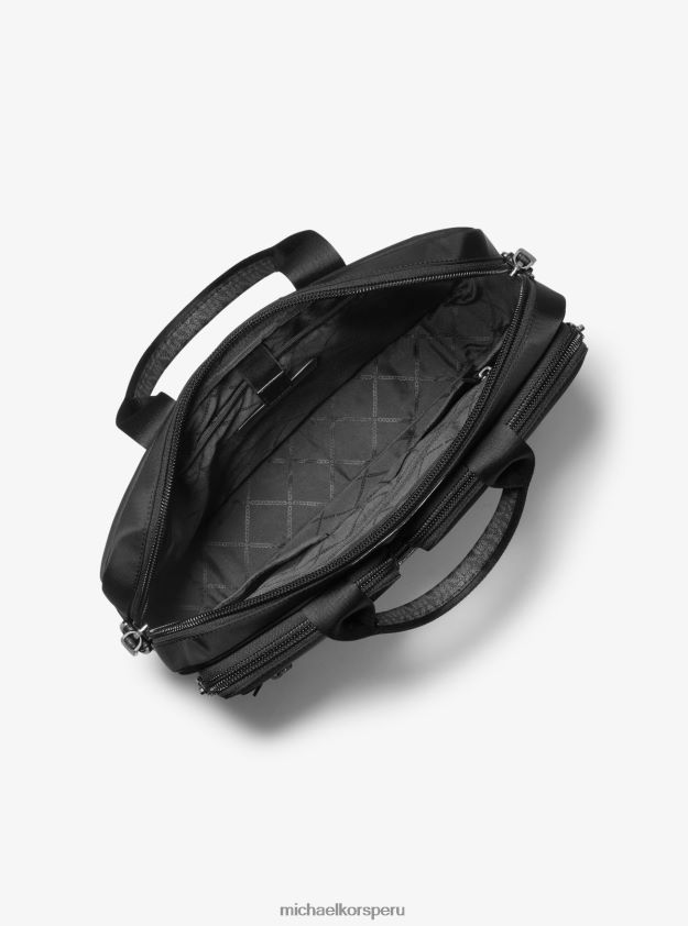 accesorios educacion fisica Michael Kors mujer maletín de nailon brooklyn negro 8FX48V1474