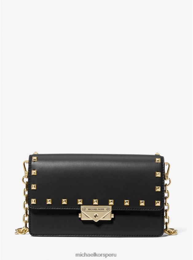 accesorios educacion fisica Michael Kors mujer bolso de mano cece mediano de piel sintética con tachuelas negro 8FX48V1583