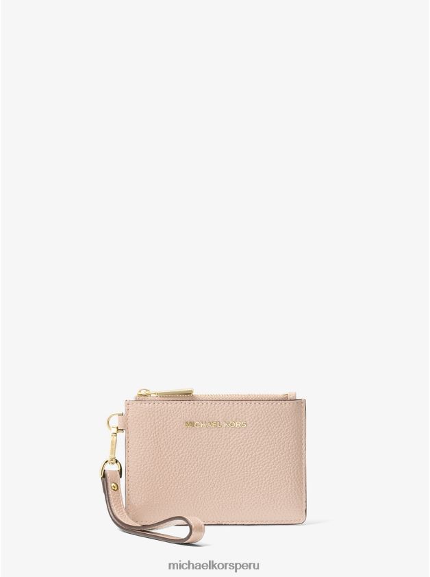 accesorios educacion fisica Michael Kors mujer monedero de cuero Rosa suave 8FX48V1634