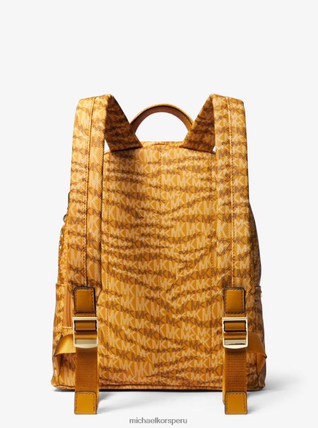 accesorios educacion fisica Michael Kors mujer mochila Slater mediana con estampado animal y logo maravilla 8FX48V1241