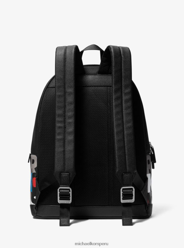 accesorios educacion fisica Michael Kors mujer mochila cooper con logo gráfico rojo múltiple 8FX48V1277
