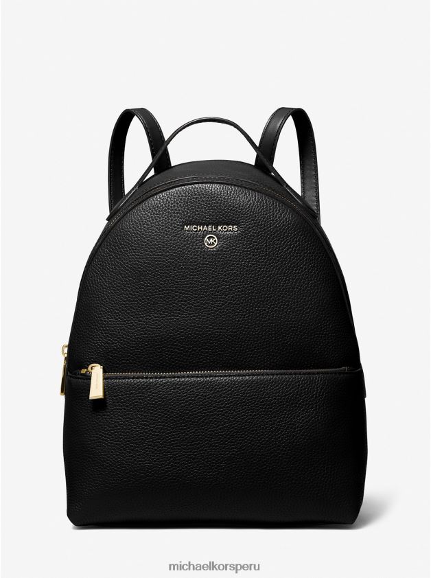 accesorios educacion fisica Michael Kors mujer mochila valerie mediana de piel granulada negro 8FX48V1231