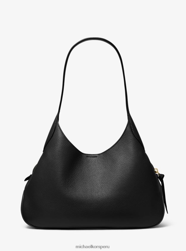 accesorios educacion fisica Michael Kors mujer bolso de hombro Kelsey grande de piel granulada negro 8FX48V1137
