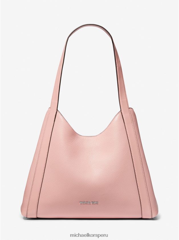 accesorios educacion fisica Michael Kors mujer bolso de hombro romero grande de piel granulada rosa 8FX48V1087