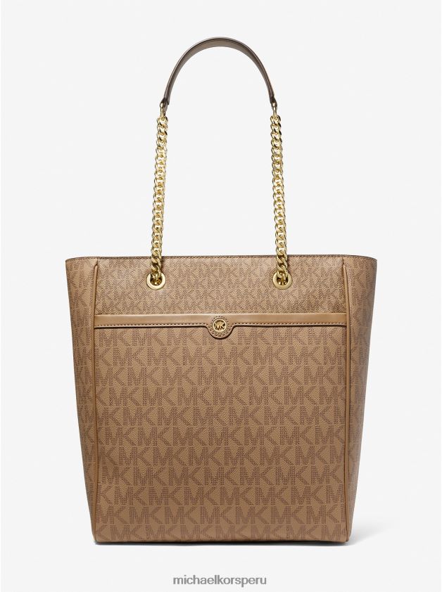 accesorios educacion fisica Michael Kors mujer bolso shopper Blaire grande con logo cáscara 8FX48V1168