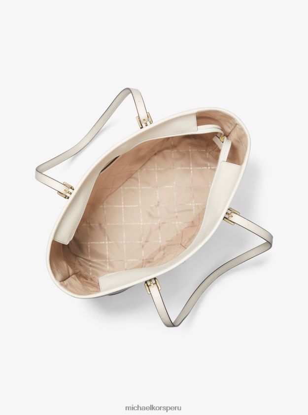 accesorios educacion fisica Michael Kors mujer bolso shopper jet set travel grande con logo lt crm multi 8FX48V1099