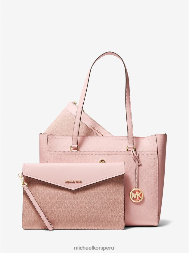 accesorios educacion fisica Michael Kors mujer bolso tote maisie grande 3 en 1 de piel granulada pwd blsh mlt 8FX48V1112