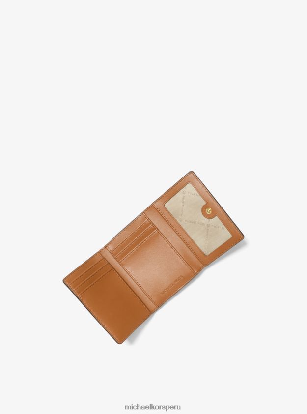 accesorios educacion fisica Michael Kors mujer cartera triple jet set travel mediana con logo marrón 8FX48V1680