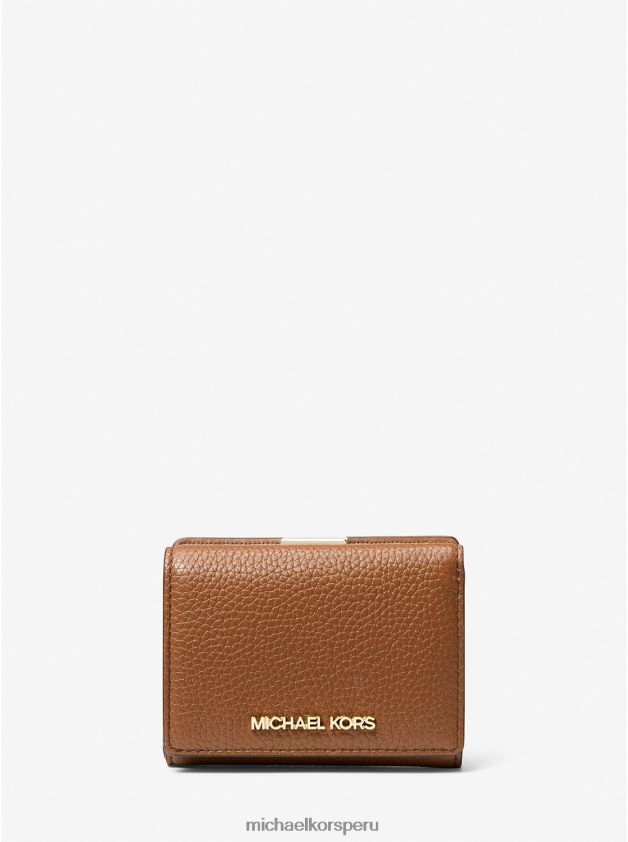 accesorios educacion fisica Michael Kors mujer cartera triple jet set travel mediana de piel granulada equipaje 8FX48V1684