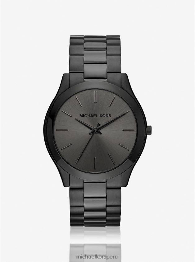 accesorios educacion fisica Michael Kors mujer Reloj Runway extragrande y delgado en tono negro. negro 8FX48V2421