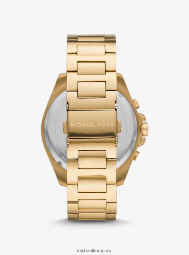 accesorios educacion fisica Michael Kors mujer reloj brecken extragrande en tono dorado oro 8FX48V2422